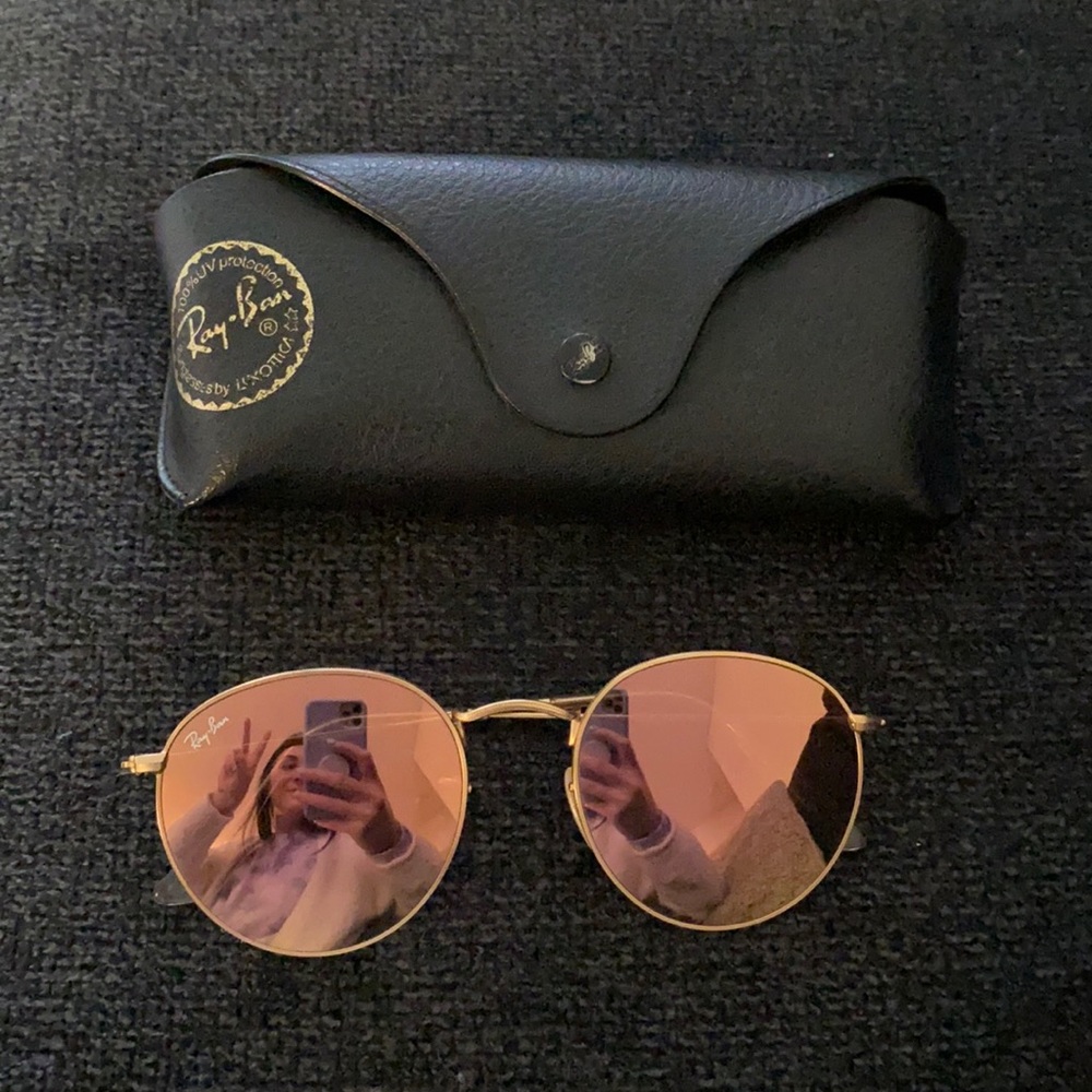 Ray ban unisex round metal sunglasses